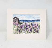 Load image into Gallery viewer, Lupine House Maine watercolor