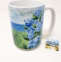 Load image into Gallery viewer, Nantucket Seaside Coffee Mug, Nantucket Mug Painting Cape Cod Art Watercolor Mug - Leigh Barry Watercolors