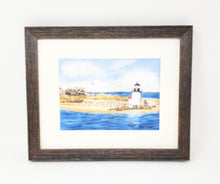 Load image into Gallery viewer, Brant Point Light: Nantucket Lighthouse, Nantucket Watercolor Print Or Original Painting Giclee Print art Cape Cod coastal print - Leigh Barry Watercolors