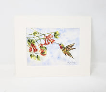Load image into Gallery viewer, Hummingbird Painting, Hummingbird Art