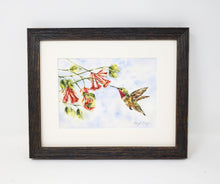 Load image into Gallery viewer, Hummingbird Painting, Hummingbird Art