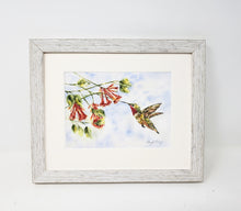 Load image into Gallery viewer, Hummingbird Painting, Hummingbird Art