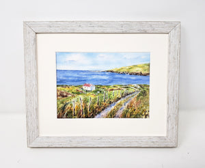 Wild Atlantic Way, Ireland landscape, Ireland watercolor, Irish art, Irish painting, Ireland print, original painting