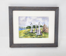 Load image into Gallery viewer, Clonmacnoise Celtic Crosses, Ireland landscape