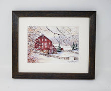 Load image into Gallery viewer, First Snow: Red Barn In Snow