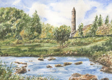 Load image into Gallery viewer, Glendalough Round Tower,County Wicklow, Ireland