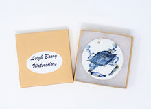Load image into Gallery viewer, Blue Crab Christmas Ornament
