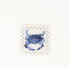 Load image into Gallery viewer, Blue Crab Christmas Ornament