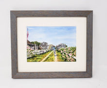 Load image into Gallery viewer, Sconset Bluff Walk: Nantucket watercolor print Cape Cod art &#39;Sconset Cliff Walk Nantucket art print Cape Cod painting Nantucket painting - Leigh Barry Watercolors
