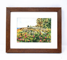 Load image into Gallery viewer, Cape Cod painting Cape Cod print wall art dune fence print seaside painting landscape art print landscape painting watercolor wall print - Leigh Barry Watercolors