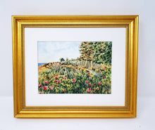 Load image into Gallery viewer, Cape Cod painting Cape Cod print wall art dune fence print seaside painting landscape art print landscape painting watercolor wall print - Leigh Barry Watercolors