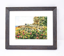 Load image into Gallery viewer, Cape Cod painting Cape Cod print wall art dune fence print seaside painting landscape art print landscape painting watercolor wall print - Leigh Barry Watercolors