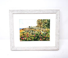 Load image into Gallery viewer, Cape Cod painting Cape Cod print wall art dune fence print seaside painting landscape art print landscape painting watercolor wall print - Leigh Barry Watercolors