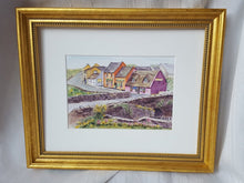 Load image into Gallery viewer, Doolin: Irish watercolor painting Irish art Irish village print Ireland painting, watercolor landscape painting framed art Ireland lanscape - Leigh Barry Watercolors