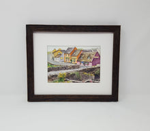 Load image into Gallery viewer, Doolin: Irish watercolor painting Irish art Irish village print Ireland painting, watercolor landscape painting framed art Ireland lanscape - Leigh Barry Watercolors