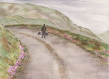 Load image into Gallery viewer, Heading Home Ireland landscape watercolor Irish art Irish painting Dingle Ireland giclee print original painting - Leigh Barry Watercolors