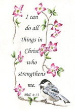 Load image into Gallery viewer, I Can Do All Things - digital download art Phil. 4 watercolor painting Christian art inspirational art download inspirational bible quote - Leigh Barry Watercolors