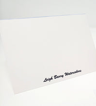 Load image into Gallery viewer, Beach notecards blank greeting cards blank thank you notes Leigh Barry Watercolors cards and envelopes beach painting cards art note - Leigh Barry Watercolors
