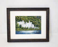 Load image into Gallery viewer, Kylemore Abbey Ireland Connemara Ireland Galway Irish Painting Ireland Art Irish Gift Ireland Gift Framed Art Ireland Landscape Print - Leigh Barry Watercolors