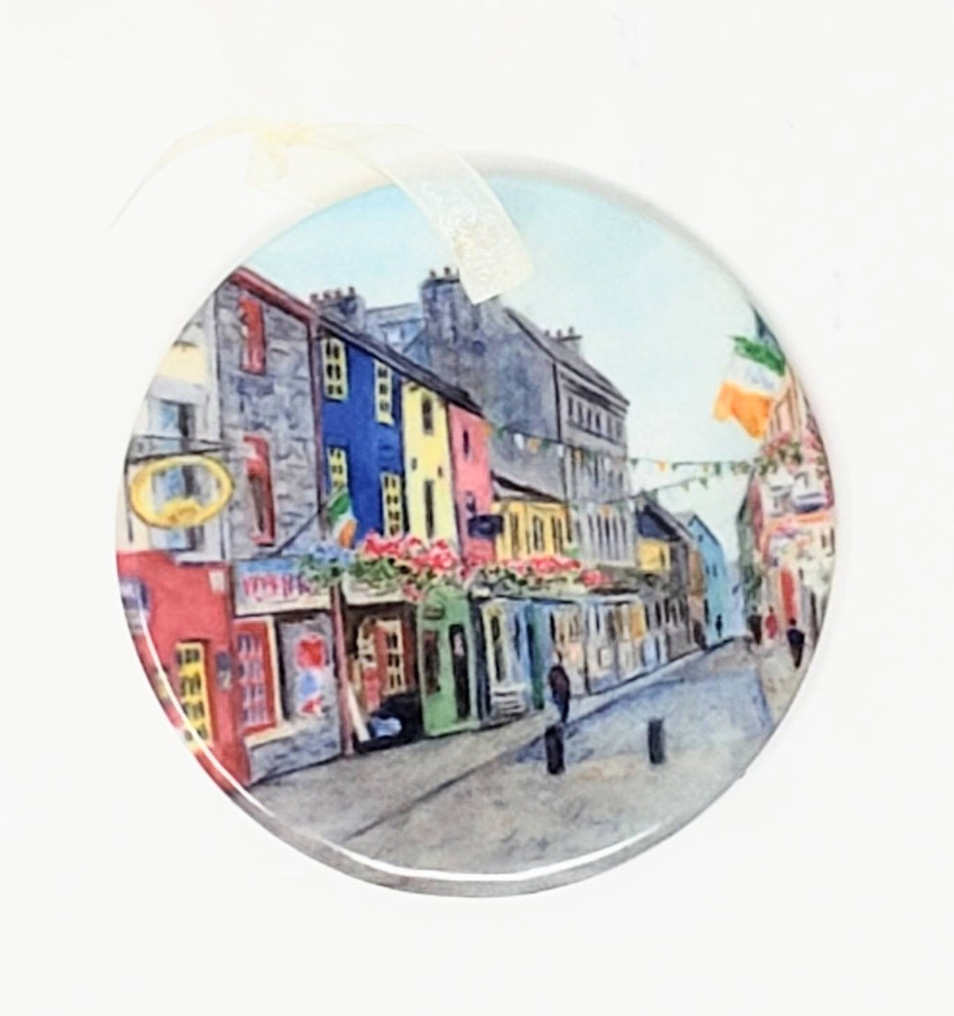 Galway Ornament, Galway Ireland Gift, Irish Christmas Ornament,  Tree Ornament