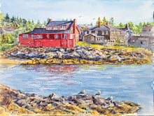 Load image into Gallery viewer, Monhegan Island, The Red House
