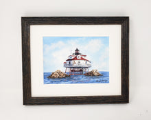 Load image into Gallery viewer, Thomas Point Lighthouse Watercolor Print Or Original Painting Giclee Print art coastal print - Leigh Barry Watercolors
