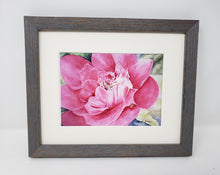 Load image into Gallery viewer, Pink Peony Watercolor Painting, print or original painting, Peony Art, pink floral watercolor art, pink floral art, framed wall art, azalea painting,
