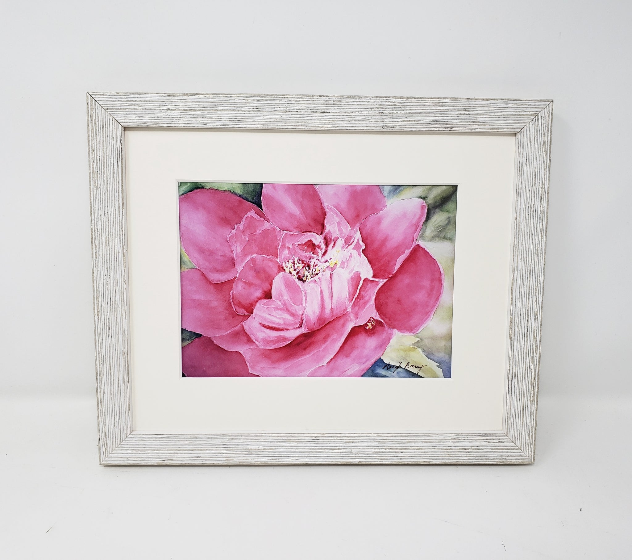 PINK FLOWERS Print, Flowers Watercolor Painting, Pink Floral Art
