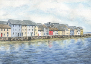 Claddagh Quay, Galway Ireland Ireland Landscape Painting, Galway Print, Watercolor Original Or Giclee Print Irish Art Ireland Painting Irish Gift Ireland Gift - Leigh Barry Watercolors