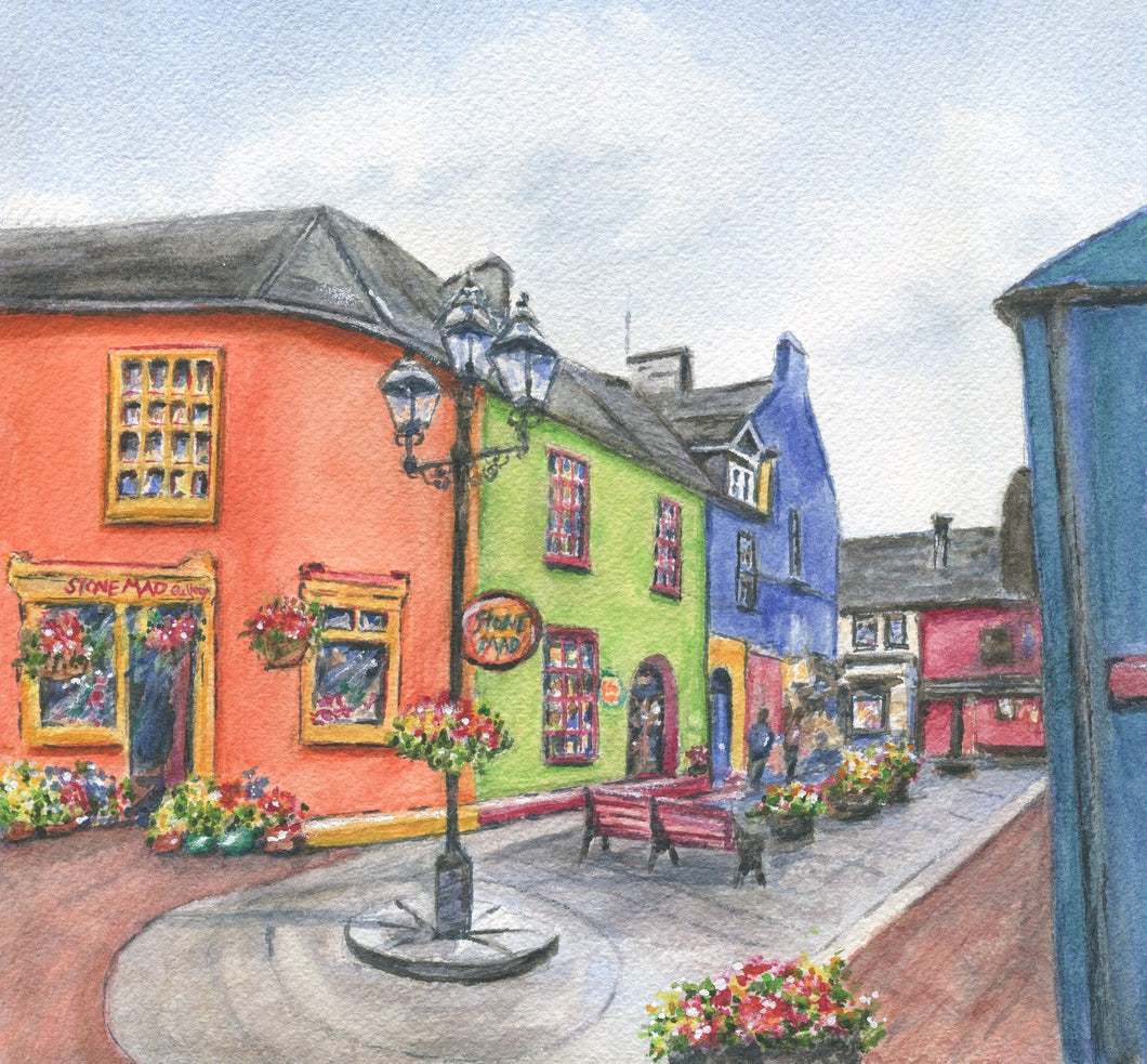 Kinsale Ireland:  Kinsale Print Watercolor Original Or Giclee Print Irish Art Ireland Painting Irish Gift Ireland Gift - Leigh Barry Watercolors