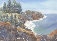 Load image into Gallery viewer, Monhegan Maine Cliff
