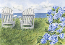 Load image into Gallery viewer, Nantucket Seaside Coffee Mug, Nantucket Mug Painting Cape Cod Art Watercolor Mug - Leigh Barry Watercolors
