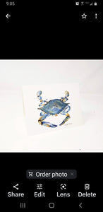 Blue Crab Notecards, Blue Crab Art Blank Notecards, Coastal Notecards, Blank notecards, watercolor notecards note card