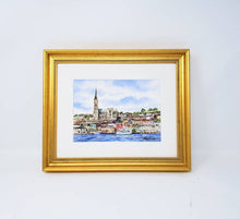 Load image into Gallery viewer, Cobh Ireland Painting Watercolor Original Or Giclee Print, Cobh County Cork Print, Irish Art, Ireland Painting, Irish Gift, Ireland Gift - Leigh Barry Watercolors
