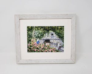 Grotto Of Lourdes: National Shrine Of Our Lady Of Lourdes, Emmitsburg Maryland, Mount St. Mary's Maryland,Watercolor Prints Or Original