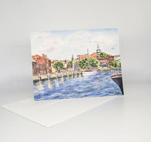 Load image into Gallery viewer, Annapolis notecards, Annapolis gift, Annapolis cards, Annapolis Maryland gift, nautical notecards, naval academy gift, Maryland art painting
