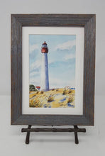 Load image into Gallery viewer, Cape May Lighthouse, New Jersey shore: Original watercolor painting beach house decor lighthouse painting watercolor beach print beach decor - Leigh Barry Watercolors
