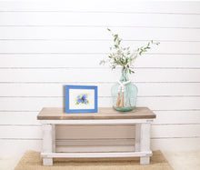 Load image into Gallery viewer, Hydrangeas 2: watercolor floral painting flower watercolor hydrangea painting wall decor home decor floral painting blue flowers framed art - Leigh Barry Watercolors
