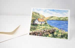 Irish notecards Ireland landscape painting irish cottage notecards Irish gift thank you notes blank notecards greeting cards watercolor - Leigh Barry Watercolors