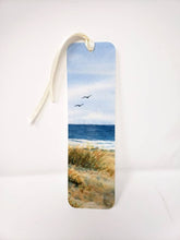 Load image into Gallery viewer, Beach Bookmark beach watercolor bookmarker ocean art bookmark art print bookmarker beach painting - Leigh Barry Watercolors
