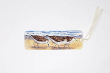 Load image into Gallery viewer, Sandpiper Painting Bookmark Beach Art Bookmarker gift for booklover beach painting gift beach print sandpiper art stocking stuffer booklover - Leigh Barry Watercolors
