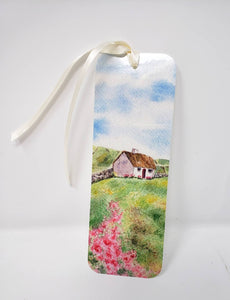 Irish Cottage By The Sea Bookmarker Irish gift stocking stuffer teacher gift Irish gift for reader gift for mom - Leigh Barry Watercolors