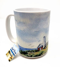 Load image into Gallery viewer, Pemaquid Lighthouse Maine Mug Maine Painting art gift Maine gift Maine lighthouse Mug watercolor print - Leigh Barry Watercolors
