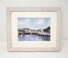 Load image into Gallery viewer, Nantucket Harbor Watercolor Painting Fine Art Prints or Original Watercolor Nantucket Painting Cottage Art Leigh Barry Watercolors Giclee - Leigh Barry Watercolors
