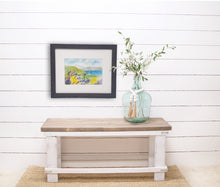 Load image into Gallery viewer, Summer Day: Ireland watercolor Irish art wall art home decor Irish cottage seaside coastal art framed art wall decor Ireland painting - Leigh Barry Watercolors
